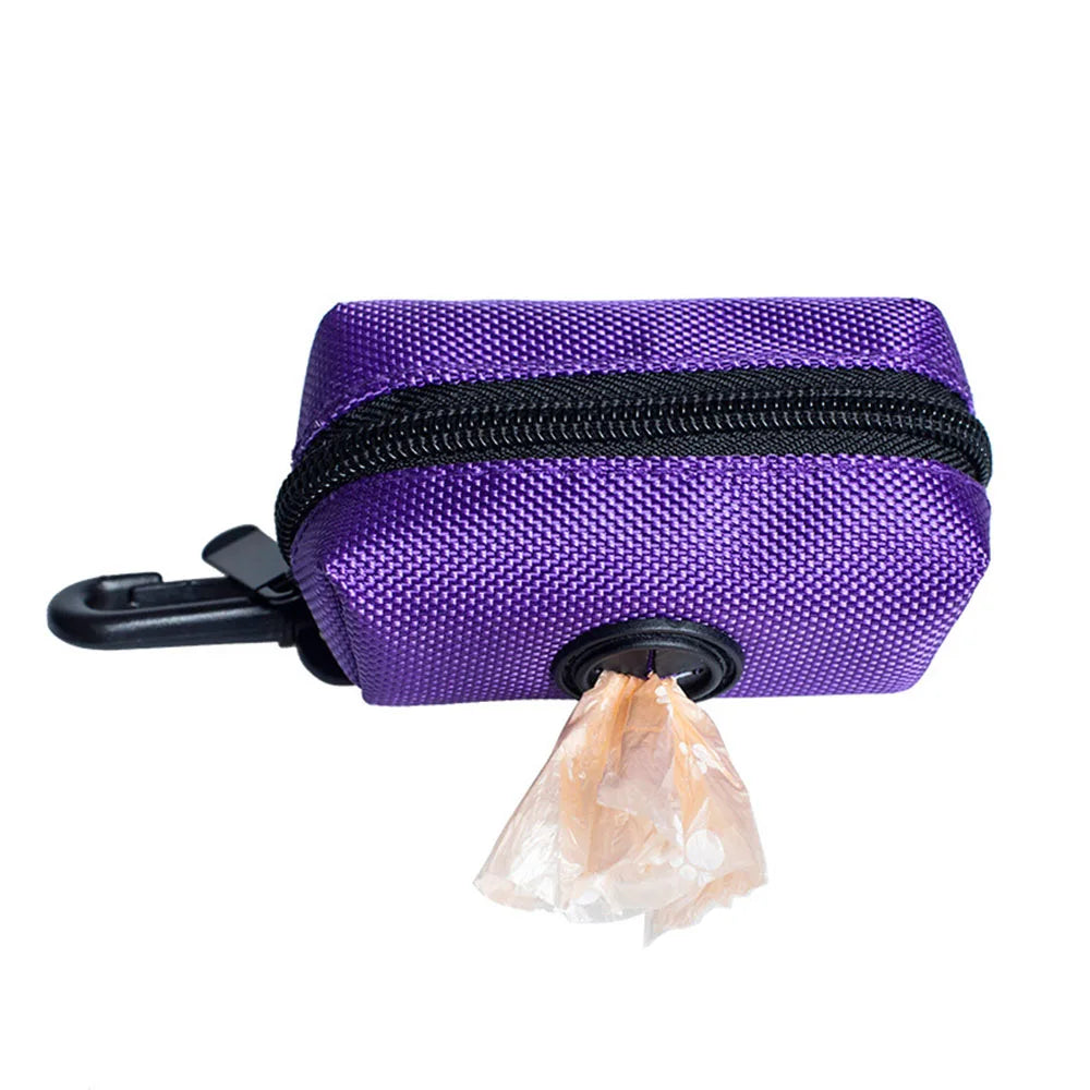 Pet Dog Poop Bag Dispenser Dog Waste Poop Bag Holder Leash Attachment Adjustable Travel Garbage Bag Dispenser Pet Cleaning Tools