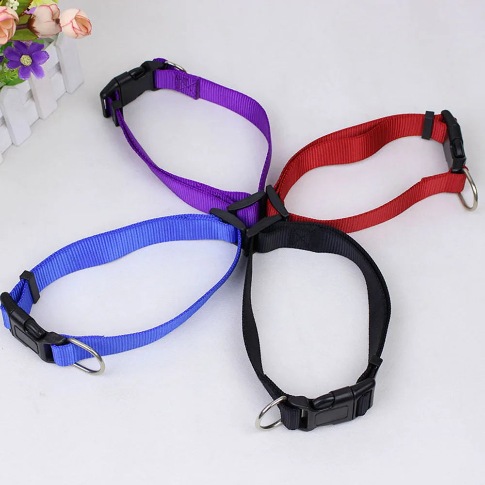 Soft Nylon Dog Collar Classic Adjustable Strong Pet Dog Collar with Quick Release Buckle for Small Medium Large Dogs Pet Product