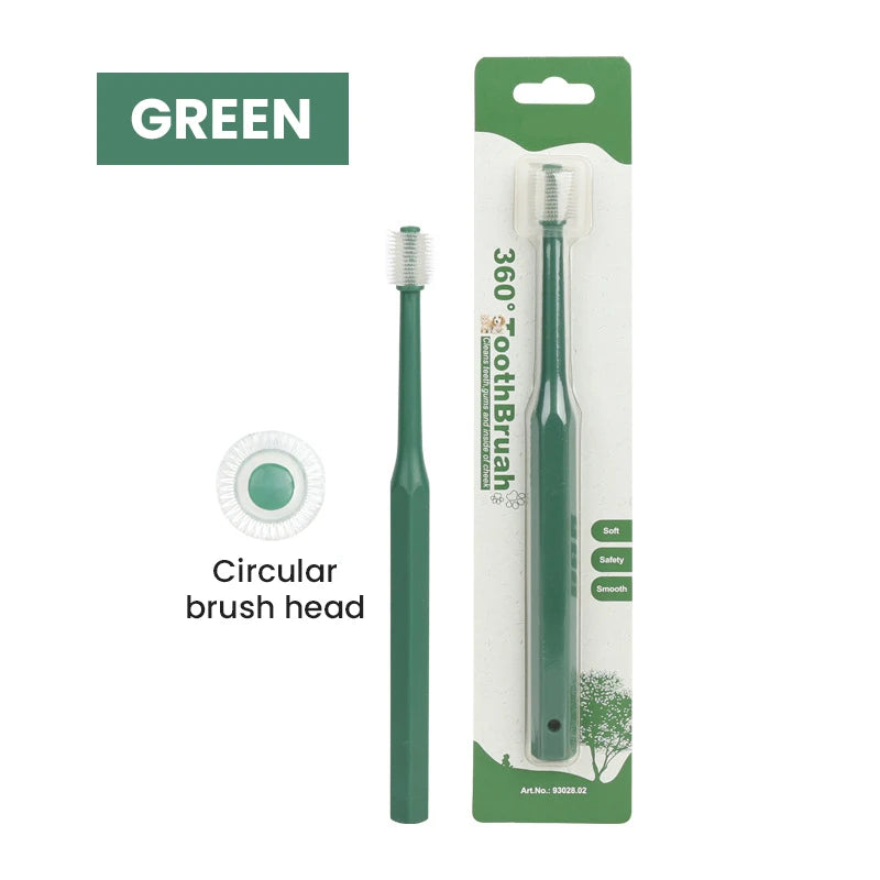 1pcs Pet Toothbrush, Cat Toothbrush, Dog Toothbrush, Cat 360 Degree Oral Cleaning, Small Head Dog Toothbrush, Pet Supplies