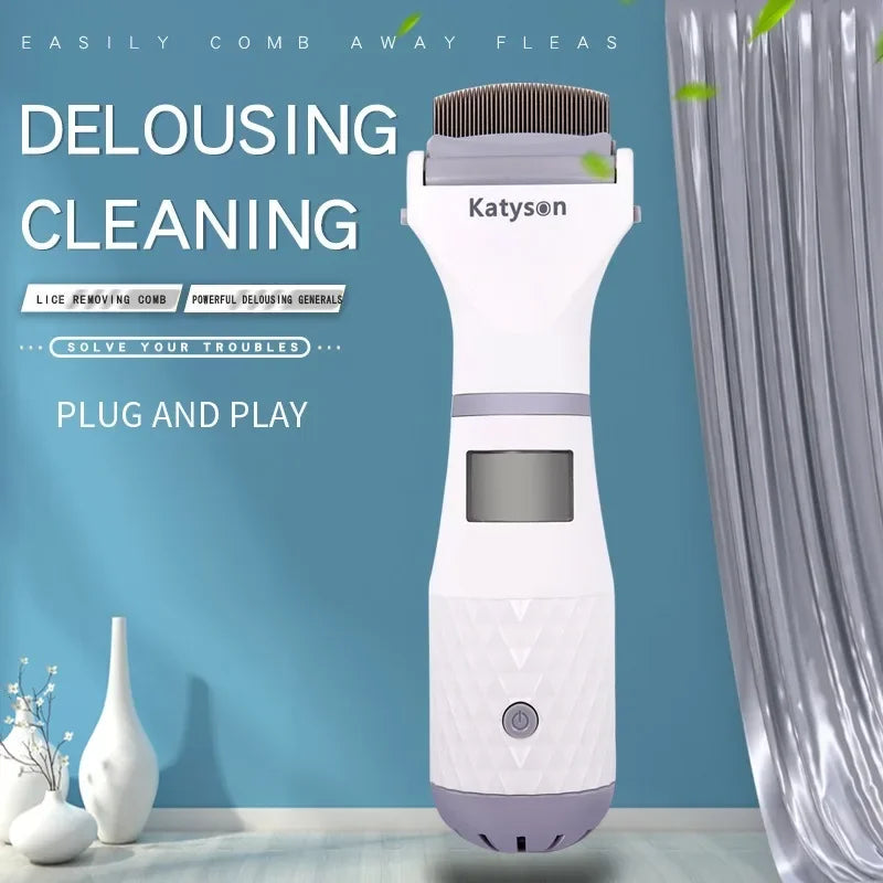 Electric Pet Flea Comb, Needle Comb, Rising Comb, Lice Catching, Lice Removal, Extracorporeal Pet, Dog, Free Shipping