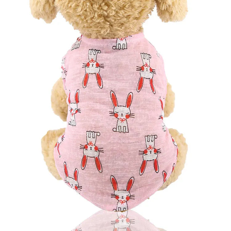 Pet Clothing Summer Sunscreen Cool Breathable Dog Vest Mesh Small Dog T-Shirt Outfit For Chihuahua Small Medium Dogs Accessories
