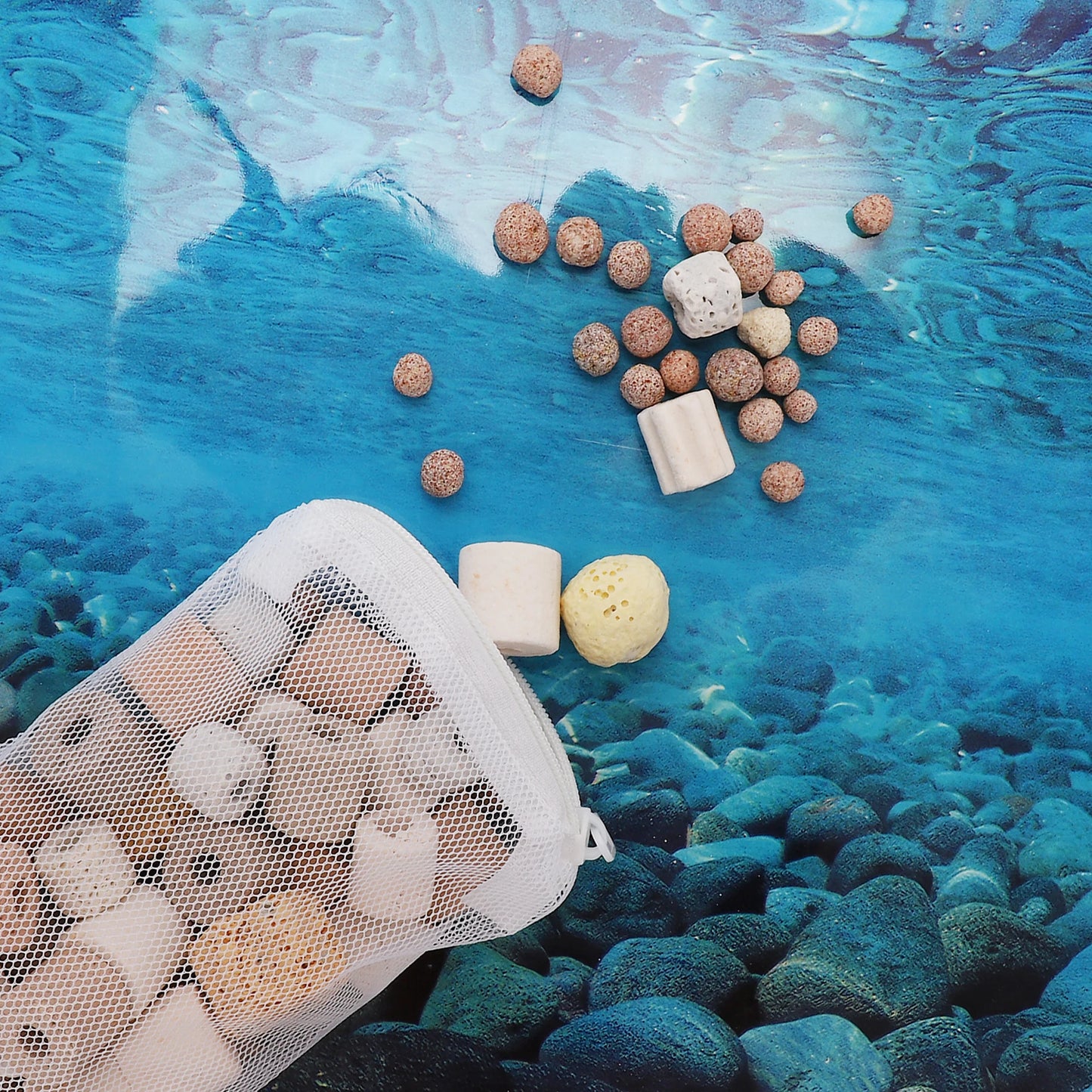 UXCELL Aquarium Filter Media Bags Fine Zipper Mesh Filter Bags Mesh Zipper Bags for Activated Carbon Resin Filters
