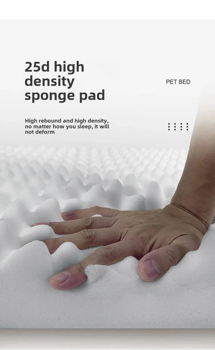 Surround Quadrangle Dog Kennel All-season High Thickened Memory Foam Removable Waterproof Spacious Solid Wear-resistant