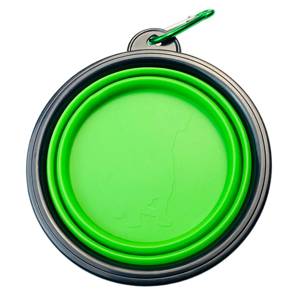 Collapsible Dog Bowls Portable Travel Dog Bowls Expandable for Cat Dog Water Bowl Food Feeding Dish Silicone Pet Bowl 350/1000ml