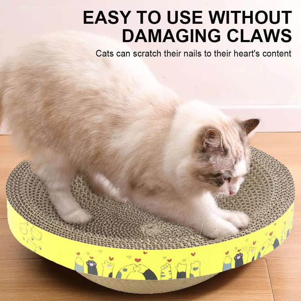 Bowl-shaped Crumb-free Corrugated Paper Cat Scratching Board And Cat Bed Wear-resistant Environmentally Friendly And Safe Claw