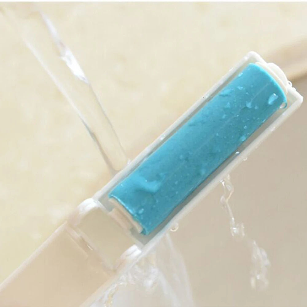 Washable Lint Sticking Roller Portable Pet Hair Remover Tool Reusable Roller Brush for Sofa Clothes Dog Cat Hair Sticking Roller