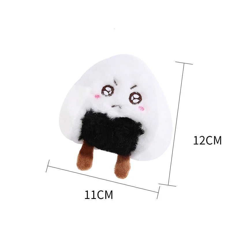 Rice Ball Tasty Food Toys For Dog Teeth Cleaning Soft Cotton Cat Products Catnip Puppy Pet Item Squeaky York Dog Accessories