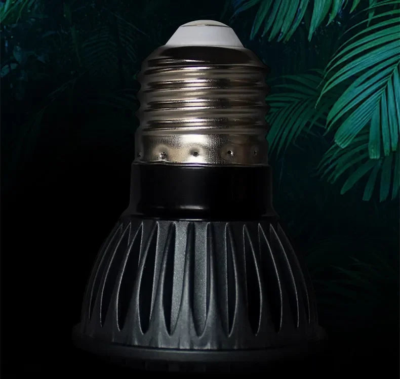 5.0/10.0 Full Spectrum UVA UVB LED Reptile Turtle Basking Light Sun Lamp Sunbathe Heat Lamp for Lizard Reptiles Amphibians