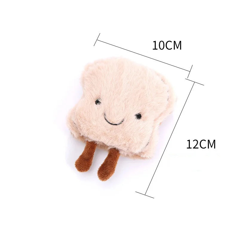 Rice Ball Tasty Food Toys For Dog Teeth Cleaning Soft Cotton Cat Products Catnip Puppy Pet Item Squeaky York Dog Accessories