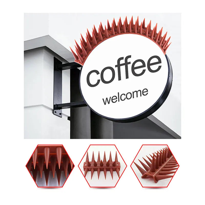 1pcs Plastic Bird And Pigeon Spikes Anti Cat Anti Pigeon Spike Birds Pest Control Plastic Material 335*44mm High Quality