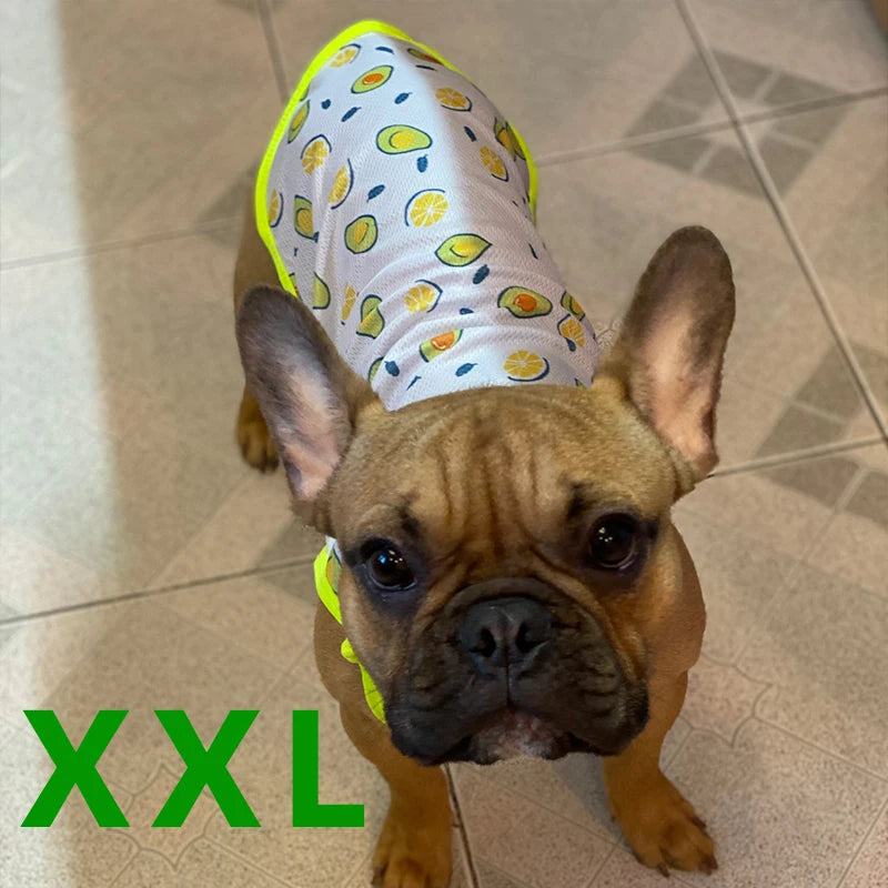 2023 Dog Clothes For Small Dogs T Shirts Spring Vests For Dogs Summer Clothing For Dogs French Bulldog Hawaii Dog Accessories