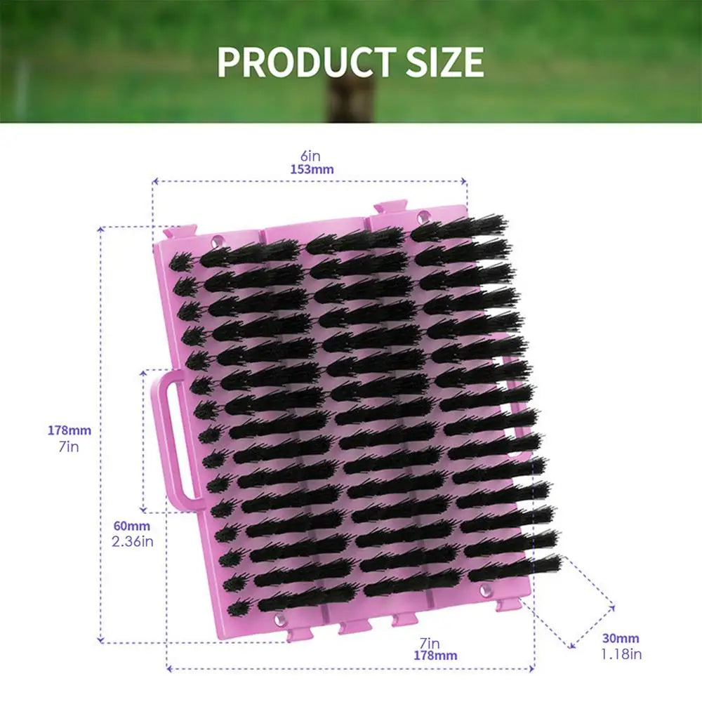 Grooming Brush for Horses Shedding Horse Brush Grooming Tool Itch Relief Grooming Brush Pet Hair Brush Cleaning Tools Cat Dog