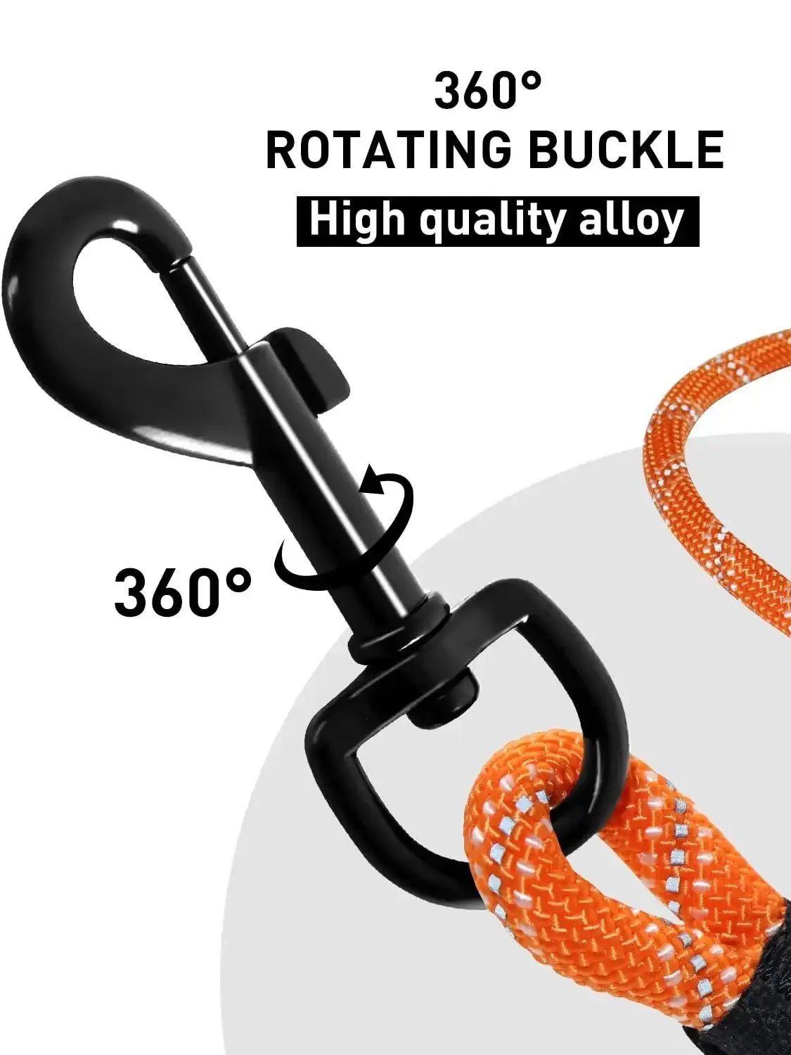3M Dog Leash , Reflective Long Dog Rope Leash with Soft Padded Handle for Dogs, Suitable for Small to Large Dogs,