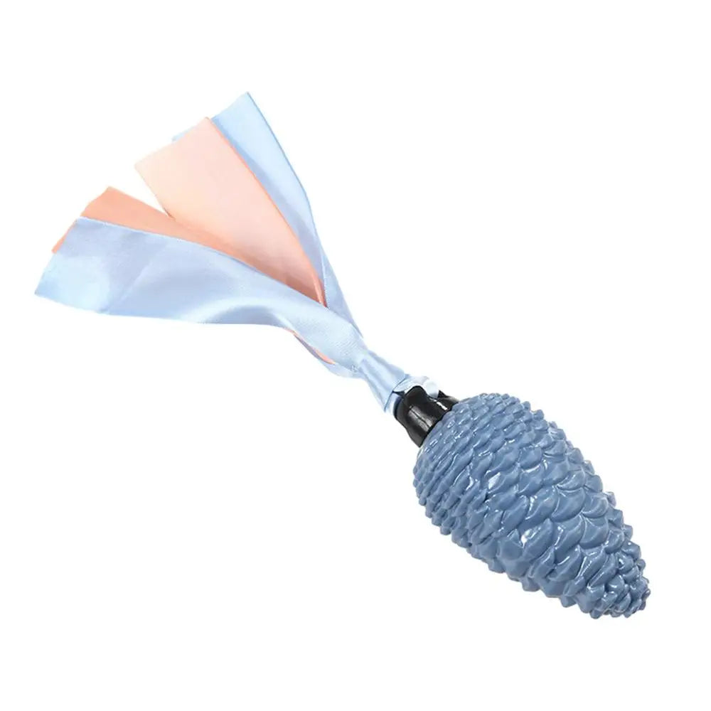 Pine Cone Dog Toy Squeaky Rope Dog Toy With Teething Strips Durable Soft Pet Toys For Puppy And Dog Energy Consuming Playtime