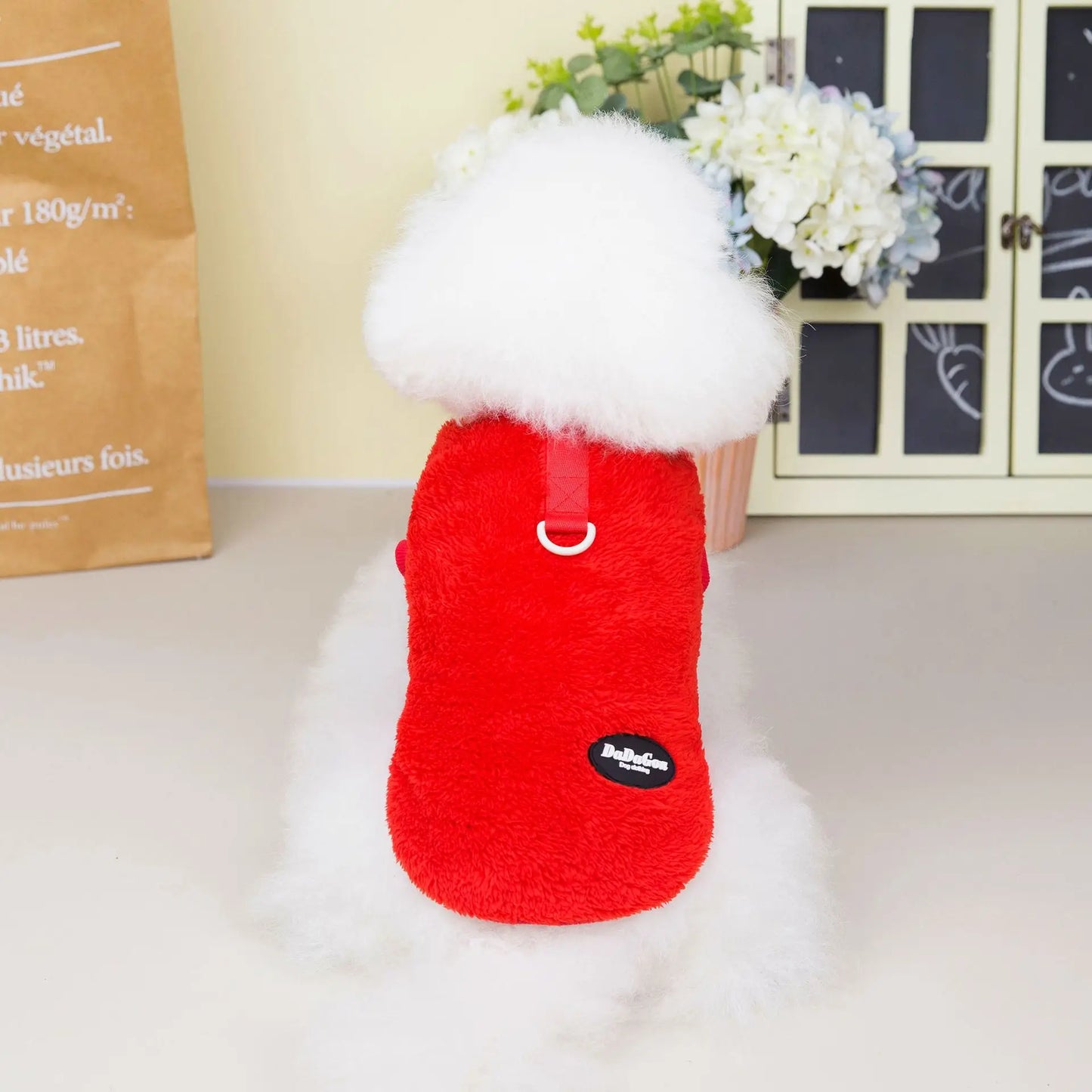 Soft Fleece Solid Color Dog Winter Warm Dog Clothes for Small Dogs Puppy Cat Jacket Chihuahua Tshirt Yorkie Costume Pet Clothing