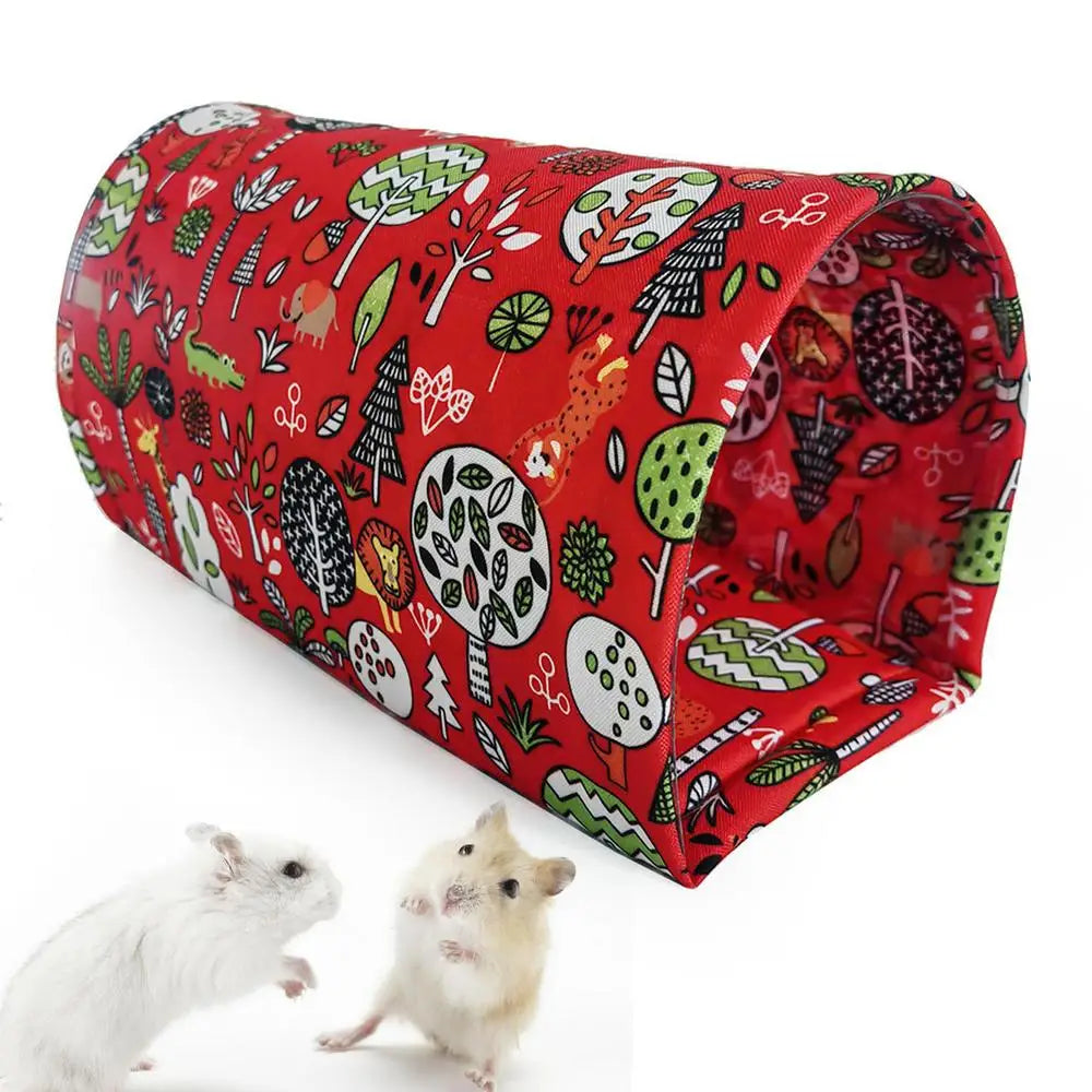 Hamster Nest Pet Supplies Foldable Small Animals Tube Tunnel Tunnel For Animals Hedgehog Hiding And Resting For Ferret Hamster