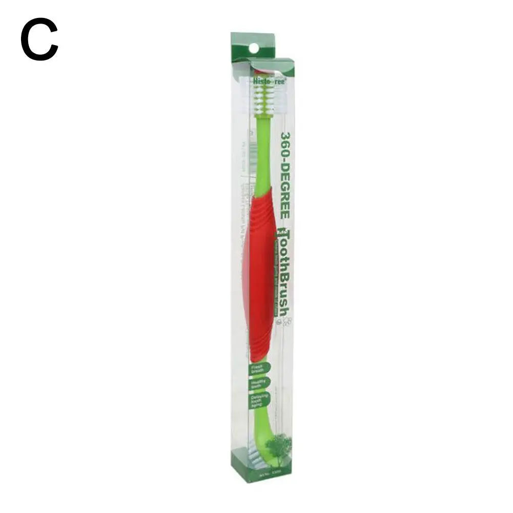 Double Head Pet Toothbrush Cat Dog Pet Cleaning Toothbrush Safe Food Grade Material Non-irritating Soft Hair Maintain Pet Oral H