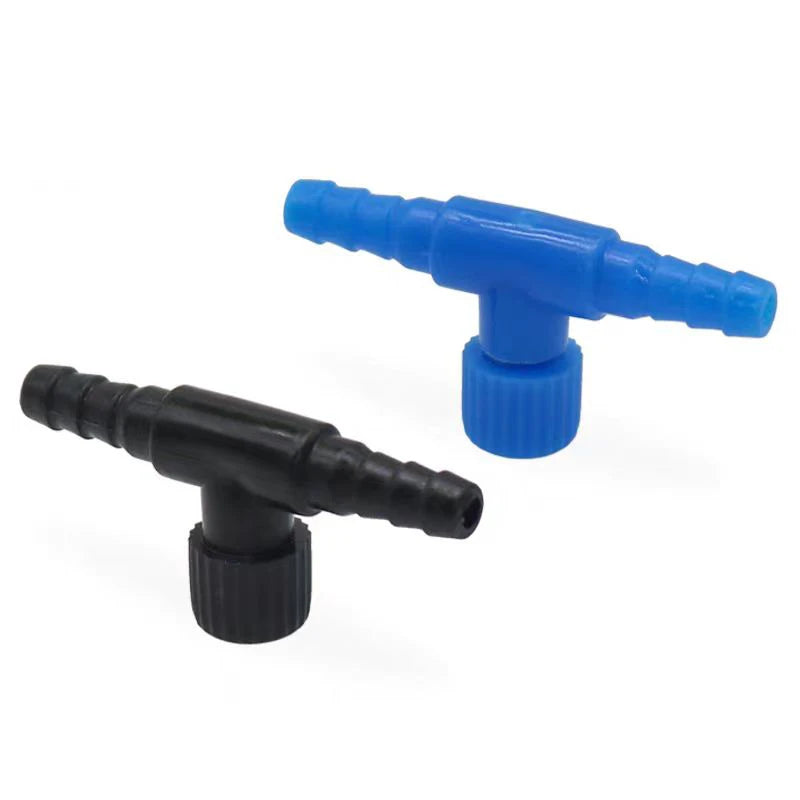 10pcs/20Pcs 2 ways Aquarium Air Pump Connector Control Valve Air Pipe Tube For Aquarium Air Control Valve Fishing Accessories