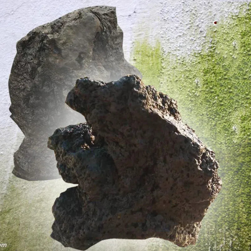 1pcs Natural Aquarium Decor Lava Stone Rockery Landscaping Fish Tank Microporous Volcanic Stone Porous Good for Plants Growth