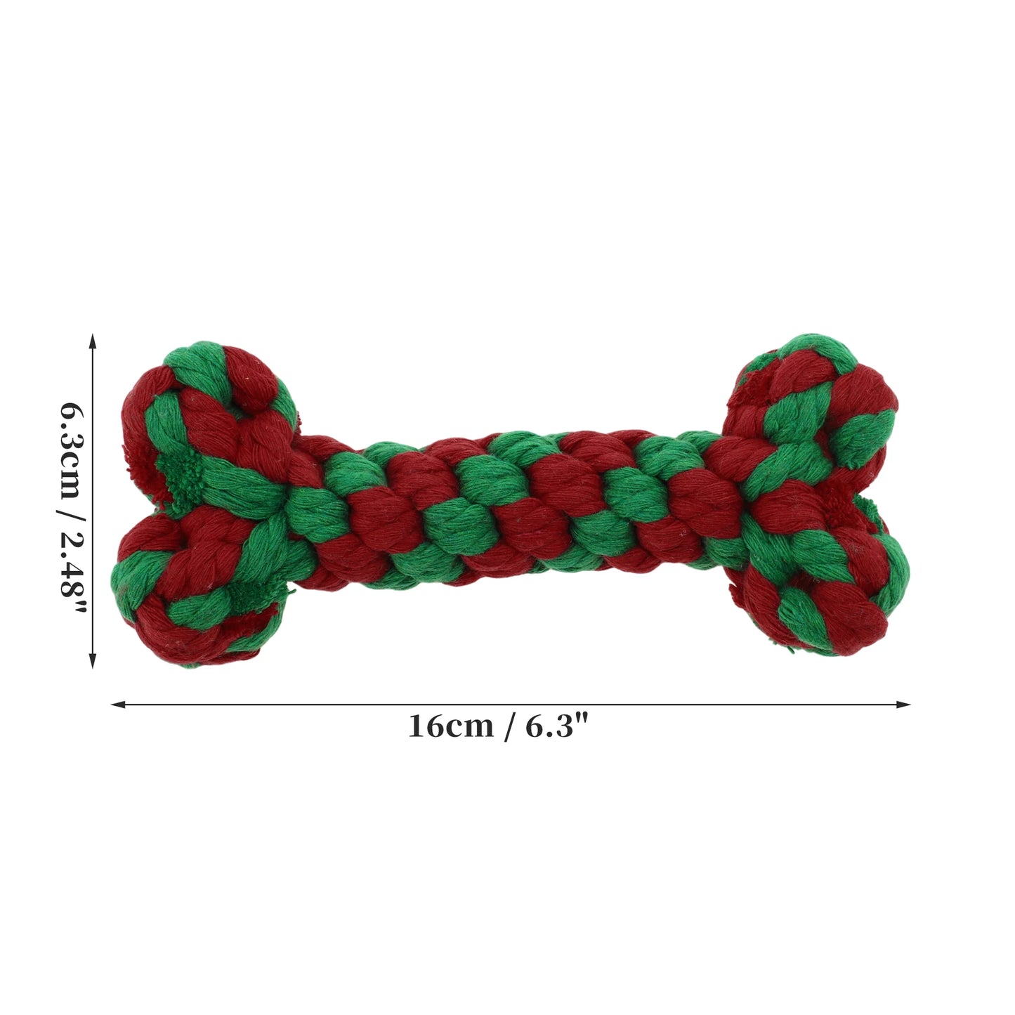 Uxcell Dogs Chew Toys Teeth Cleaning Cotton Rope Puppy Teethings Chewer Durable Braided Bite Resistant Chewing Doll Pet Supplies