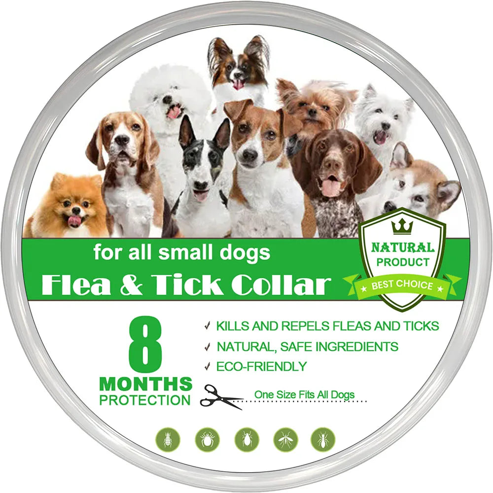 New 38/70cm Pet Anti Flea Ticks Anti-parasitic Dog Collar 8 Month Protection Retractable Collars for Puppy Cat Big Dogs Supplies