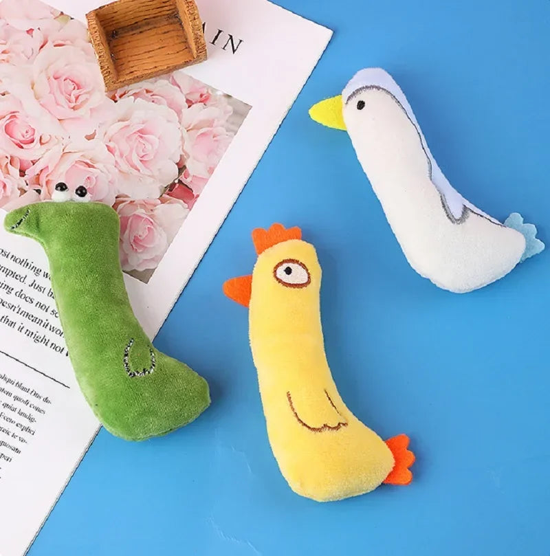 1pcs pet bite toy Pet toy Dog plush toy Pet Fun cute pet supplies Cat interactive chewy cartoon companion teething toy