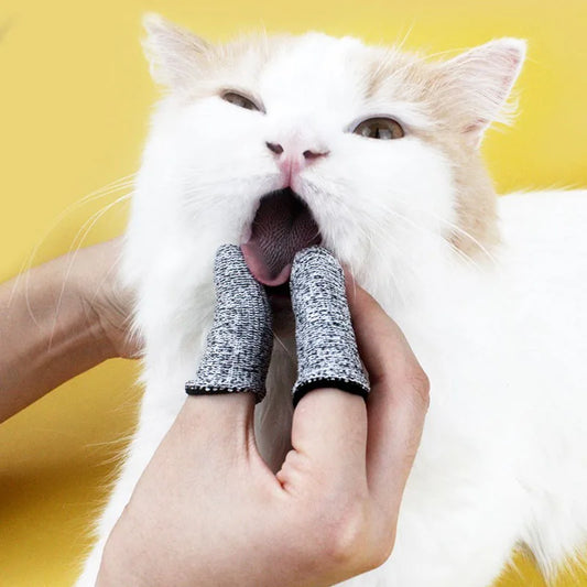 5pcs Durable Dog Pet Finger Toothbrush Dog Toys Environmental Protection Cloth Glove for Dogs Cats Clean Teeth Pet Accessories