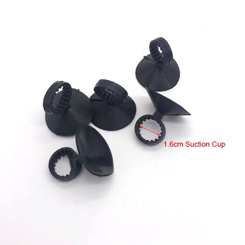 5Pcs Aquarium Suction Cups Air Tube Holder Sucker for Fish Tank Air Line Oxygen Tube Hose Pump Suction Cups Aquatic Pet Supplies