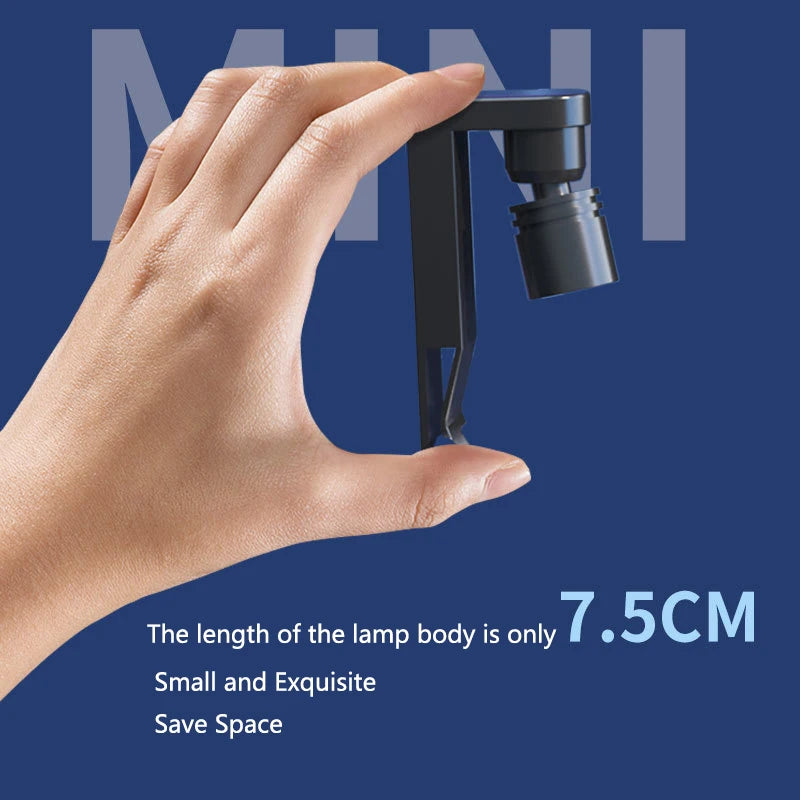 Mini Aquarium Light Clip Clamp USB Aquarium Light 360° Rotation Lighting Landscape Lamps For Small Betta Fish Tank New