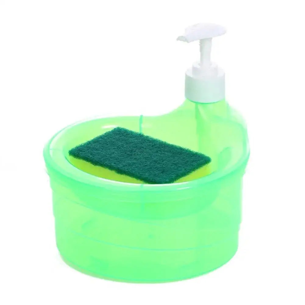 Kitchen Integrated Dishwashing Liquid Dish Towel Storage Press Box Soap Box Dishwashing Pot Soap Dispenser Storage Neat