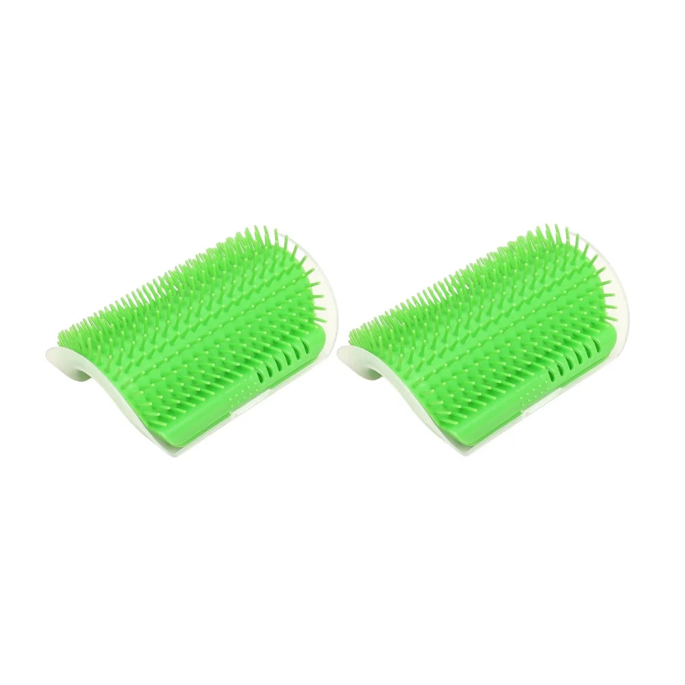 2/1PCS Pet Brush Comb Play Cat Toy Softer Cat Self Groomer Massage Comb with Catnip Face Scratcher for Kitten Puppy Cat Clean