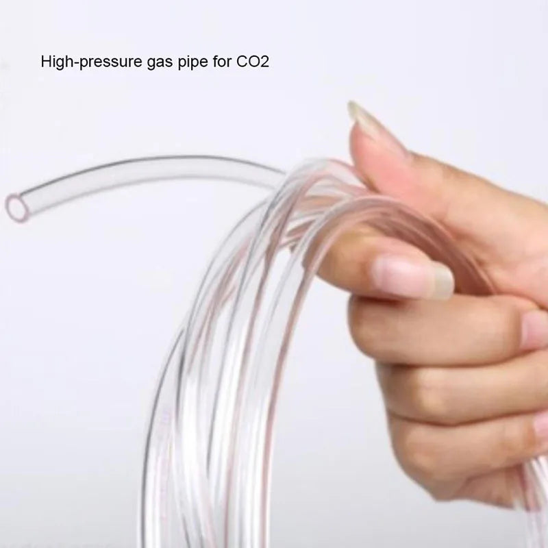 Aquarium CO2 Tube Pipe Oxygen Hose for Fish Tank Plant CO2 Generator Regulator Reactor System Kit Set Accessories PU 3m 5m 10m