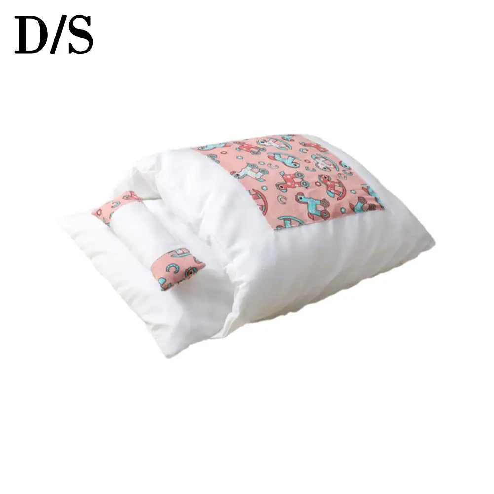 Creative Removable Cat Sleeping Bag Winter Warm Semi-enclosed Cat Bed New Japanese S/M/L Soft And Comfortable Cat House Beautifu
