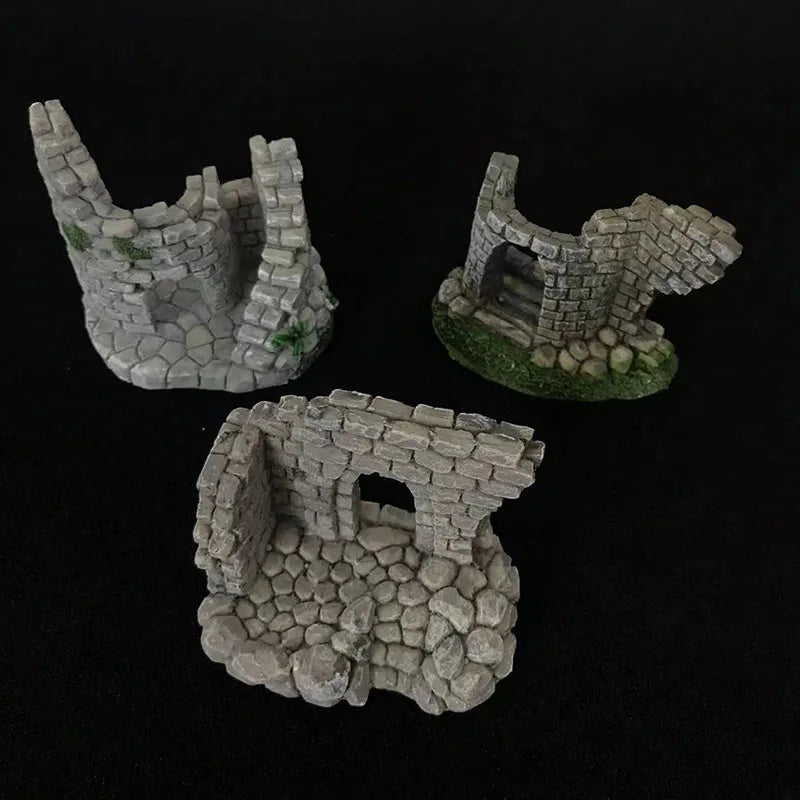 Resin Door Aquarium Decoration Fish Tank Ornament Acuario Rocks for Aquarium Fish Decor For Small Fish Shrimp Shelter House Hot