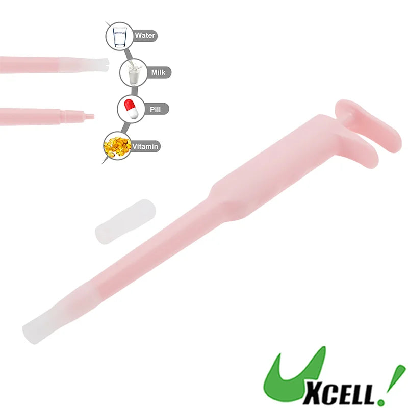 UXCELL Dog Cat Pill Shooter with Two Silicone Soft Tip Pet Pill Dispenser Dog Pill Shooter Dog Feeders Pet Feeder