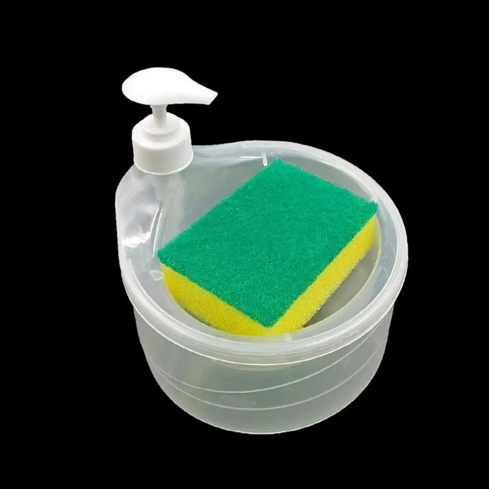 Kitchen Integrated Dishwashing Liquid Dish Towel Storage Press Box Soap Box Dishwashing Pot Soap Dispenser Storage Neat