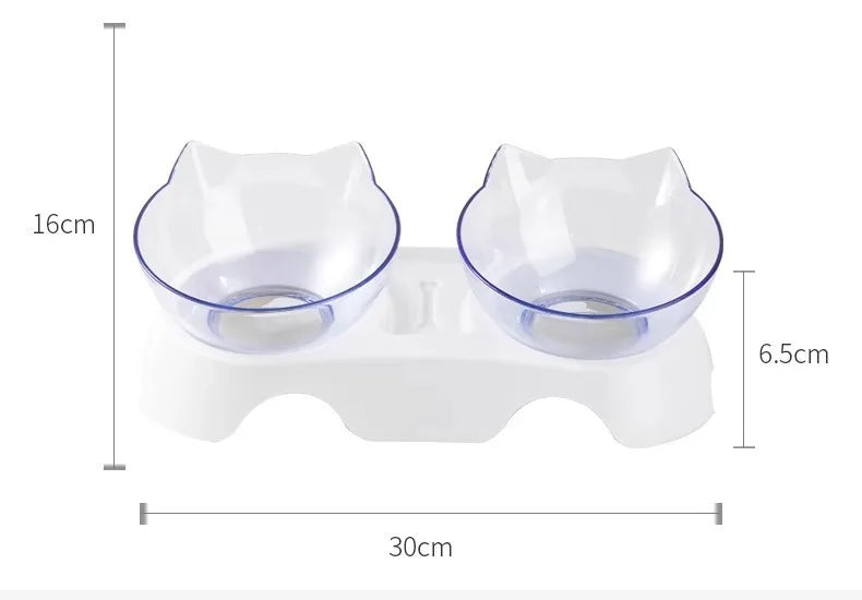 Non-Slip Double Cat Bowl Dog Bowl With Stand Pet Feeding Cat Water Bowl For Cats Food Pet Bowls For Dogs Feeder Product Supplies