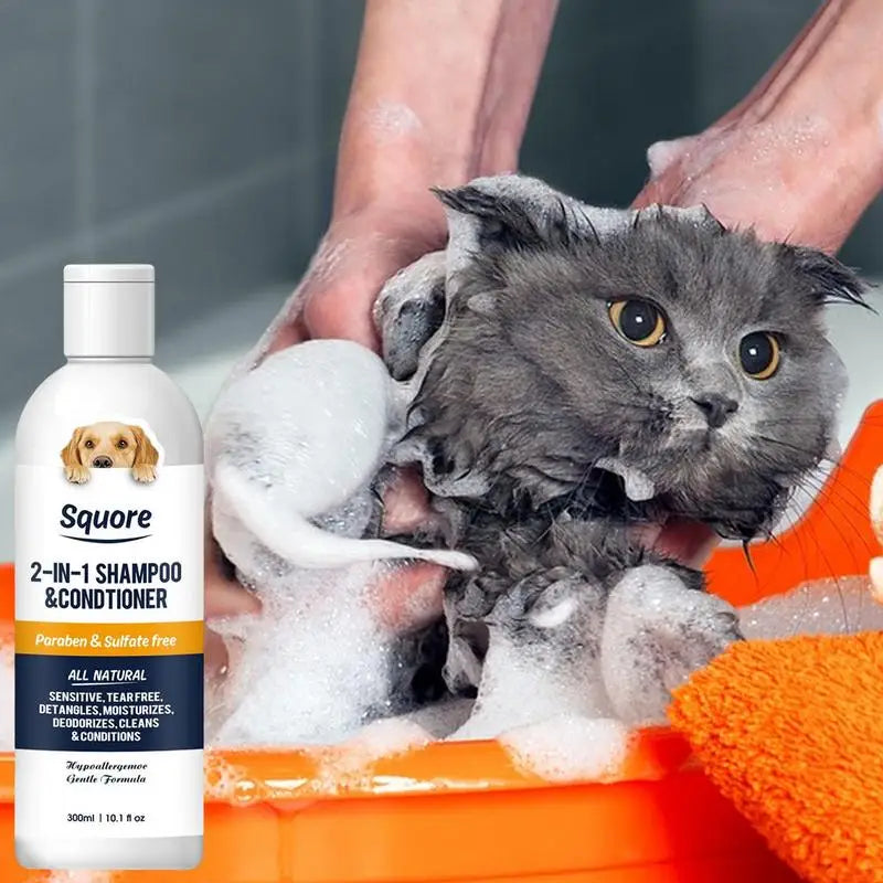Dog Shampoo And Conditioner 2 In 1 Dog Shampoo And Conditioner PH Balanced Cleansing Grooming And Conditioning Sensitive Skin