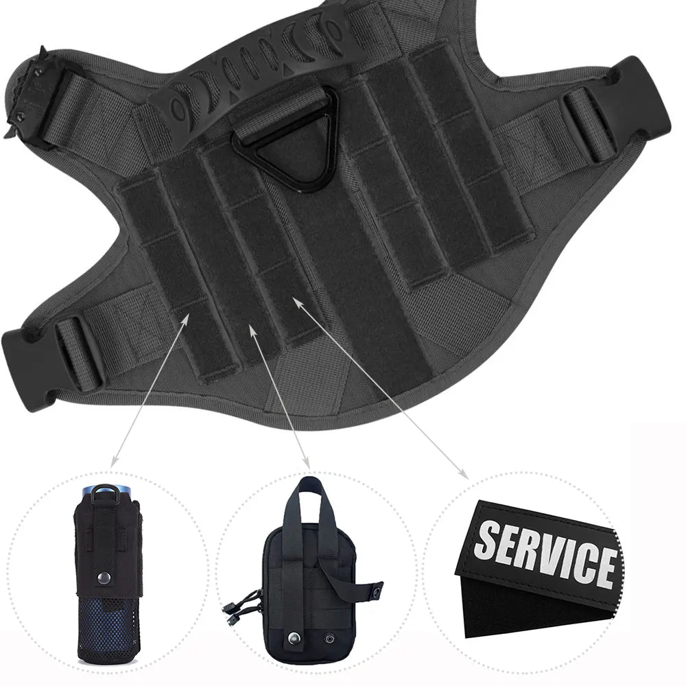 Dog Vest Harness And Collar Set