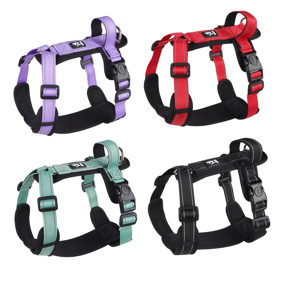 Lightweight Pet Dog Harness with Handle Anti-Escape Dog Vest for Small Medium Dogs Puppy Chest Straps Chihuahua Pug Pet Supplies