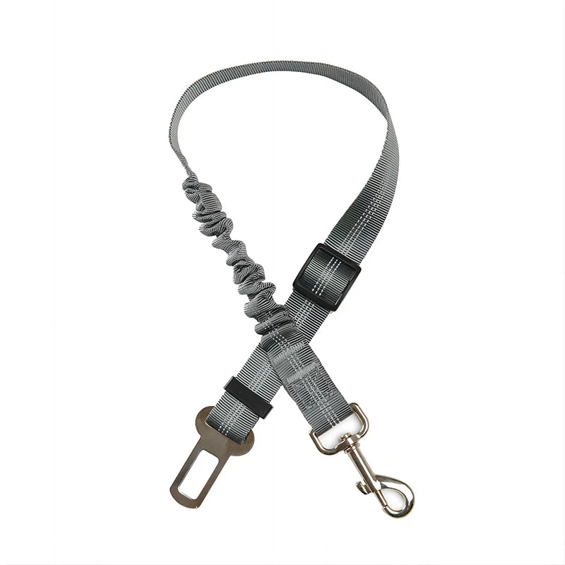 Dog Safety Leash Adjustable Retractable Cushioning Elastic Pet Leash Car Seat Seat Belt Safety Rope Tug Rope