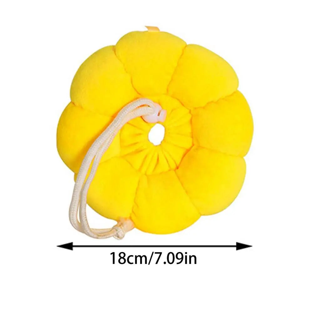 Elizabethan Collar For Cats Adjustable Cotton Sunflower Shape Collar Protective Collar For Small Cats & Dogs Cute Breathable Eli