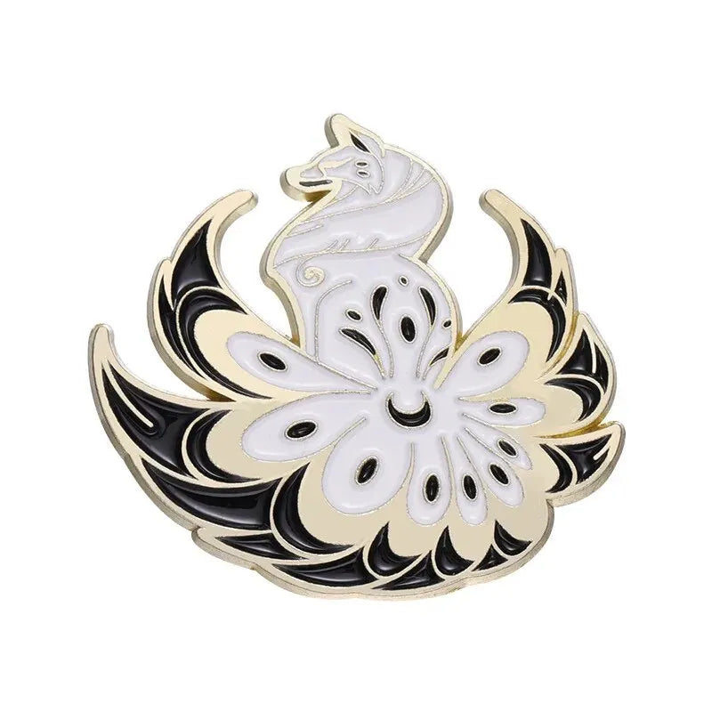 7Pcs Gothic Punk Bird Enamel Pins Custom Animal Cartoon Brooches Jewelry Clothes Accessoris Shirt Collar Lapel Badge Pin for Fri