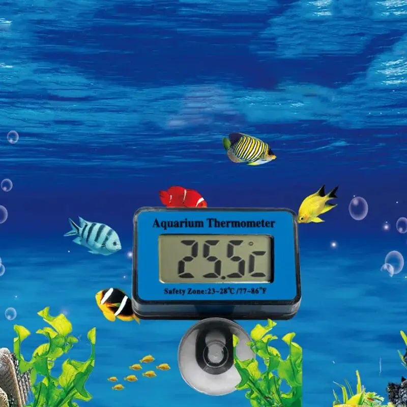 Aquarium Waterproof LCD Digital Fish Tank Thermometer Submersible Water Temperature Meter Temperature Control For Fish Tank