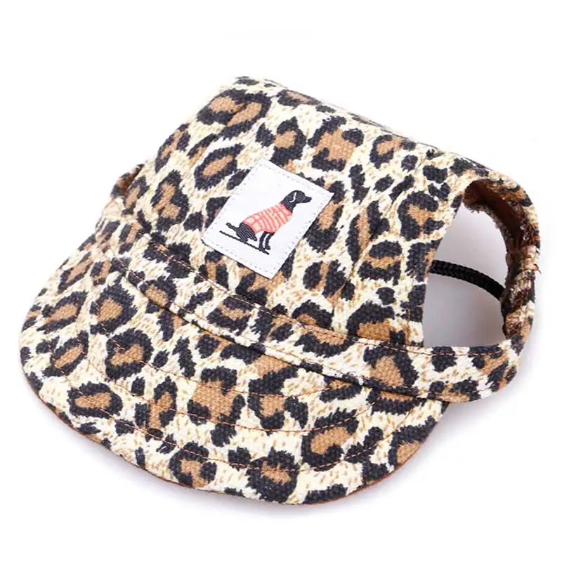 Adjustable Baseball Cap with Ear Holes for Large Medium and Small Dogs Summer Dog Cap Puppy Sun Hat Outdoor Hiking Pet Products