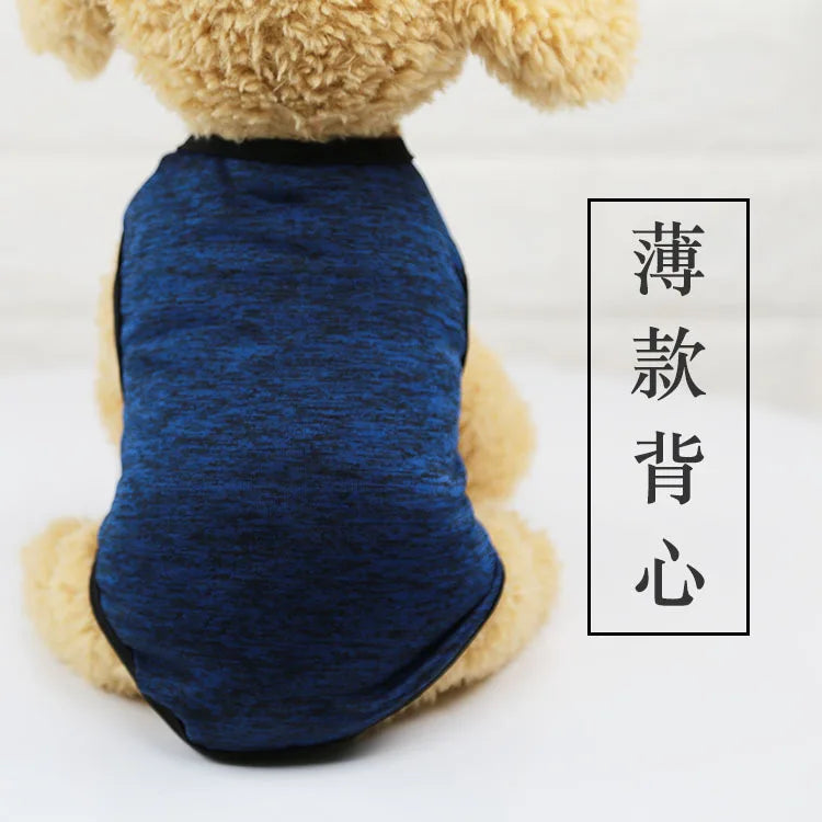 2023 Hot Cute spring summer Dog Clothes Printed Camouflage Mesh Dog Vest For Small Medium Dogs Coat Jacket Puppy Costume Vest