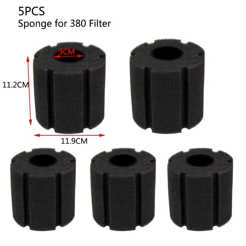 Black Aquarium Spong Filter for Fish Tank Air Pump Skimmer Biochemical Sponge Filter Aquarium Bio Filters Filtro Aquario Supply