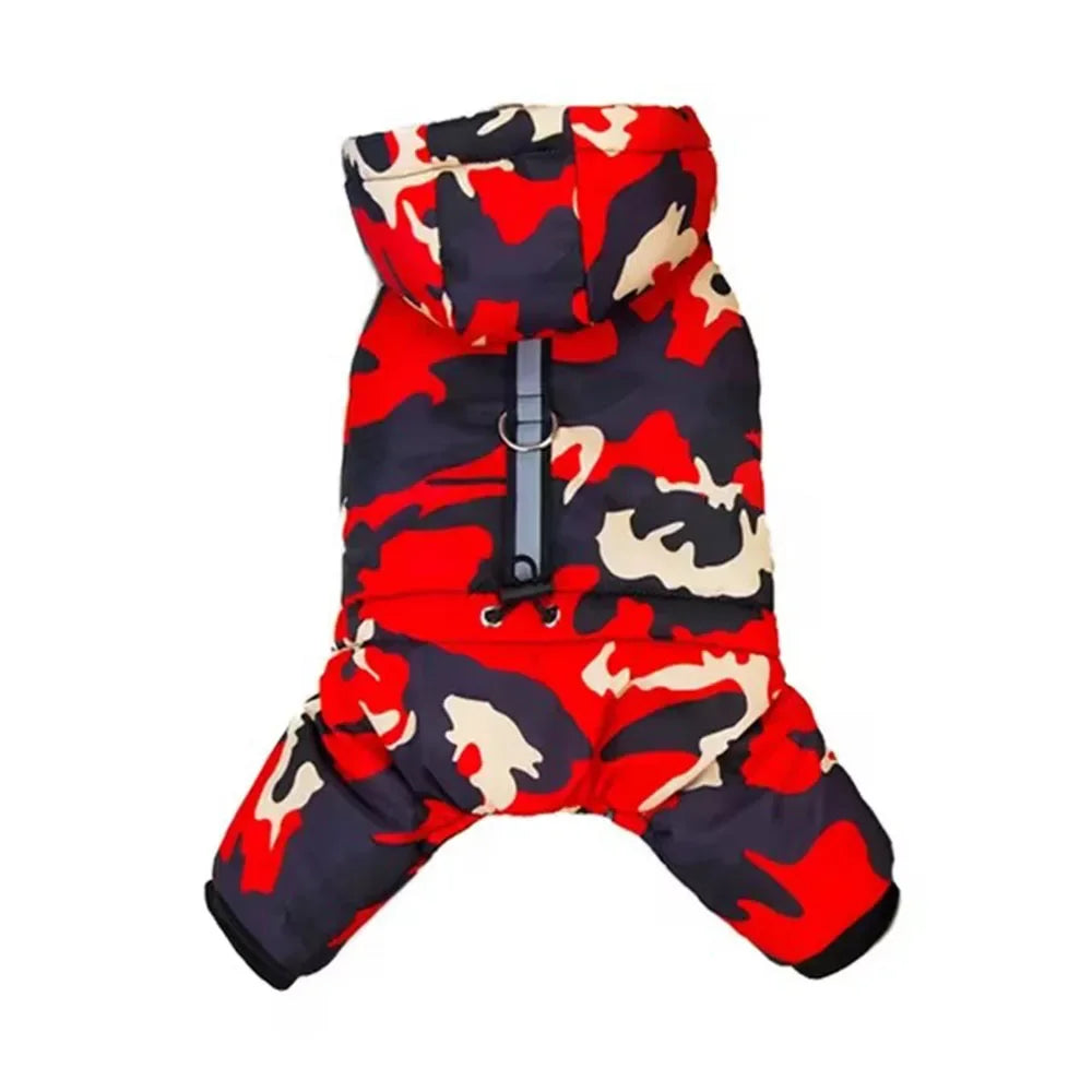 Waterproof Dog Coat Winter Warm Jacket for Small Dogs Reflective Cat Clothes Puppy Chihuahua Jumpsuit French Bulldog Pet Outfits
