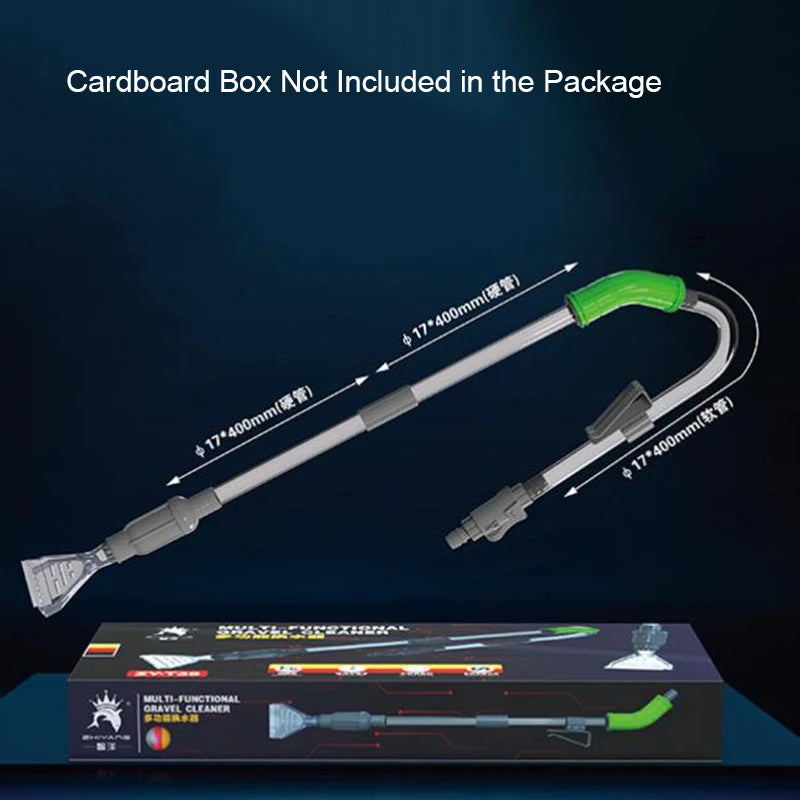 Multifunctional Aquarium Water Changer Fish Tank Siphon Water Change Cleaning Filter Water Changing Pump Sand Hose Tube