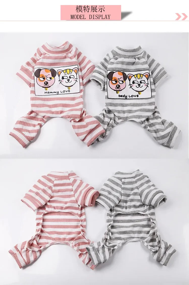 Summer Dog Clothes Puppy Pet Clothes Fashion Clothing For Small Medium Dogs Winter Chihuahua Clothes Classic Outfit Ropa Perro
